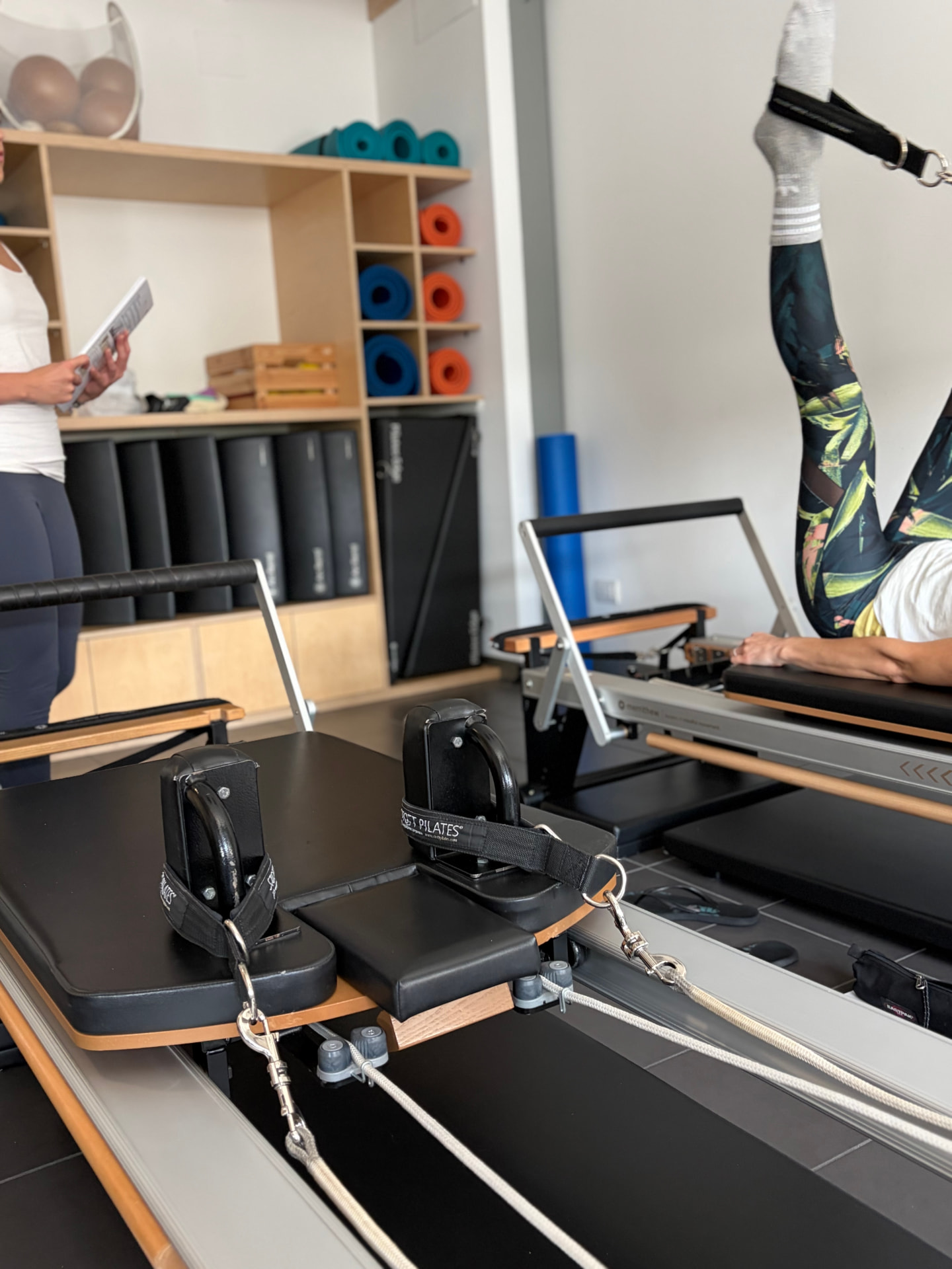 Attrezzi dello studio Elemento Pilates: reformer, tower e piccoli attrezzi